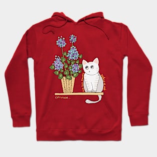 Cat vs plant Hoodie